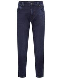 KAM Jeanswear - Regular Fit Knitted Denim Jeans For - Lyst