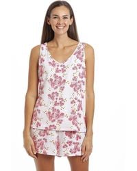 CAMILLE - Spandex Short Pyjama Set - Lyst