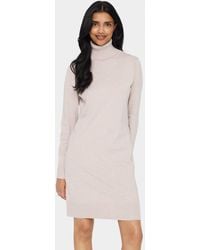 Saint Tropez - Milasz Roll Neck Long Sleeve Knit Dress - Lyst