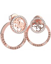 Guess - Equilibre Stainless Steel Earrings - Ube79096 - Lyst