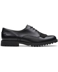 Clarks - Griffin Mabel 2 Leather Derby Shoes, Lace Up - Lyst
