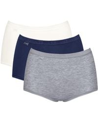 Sloggi - Basic+ Maxi 3 Pack Briefs - Lyst
