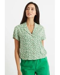 Louche - Marika Periwinkle Print Resort Shirt - Lyst