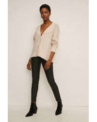 Oasis - Petite Lily Coated Skinny Jean - Lyst