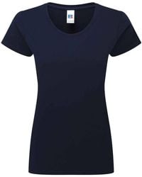Russell - Authentic Ringspun Cotton Classic T-Shirt - Lyst