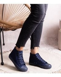 Love Lace - Fabric High Top Sneakers With Rubber Sole For Spring Summer - Lyst