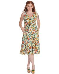 Banned Retro - Wild Garden Dress-Offwhite - Lyst