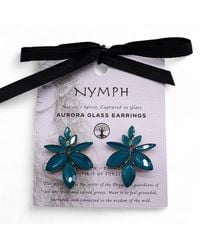 KDMD - Vintage Glass Flower Earrings - Lyst