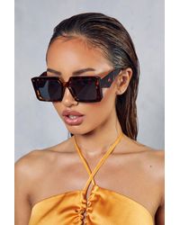 MissPap - Tortoiseshell Oversized Square Sunglasses - Lyst