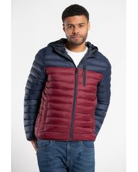 Tokyo Laundry - Colour Block Hooded Padded Jacket - Lyst