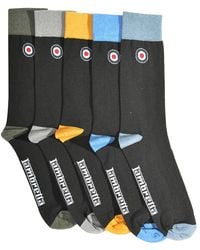 Lambretta - Contrast Socks (Pack Of 5) - Lyst