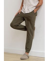 Tokyo Laundry - Linen Blend Classic Fit Trousers - Lyst