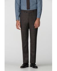 Racing Green - Puppytooth Tailored Fit Trousers - Lyst