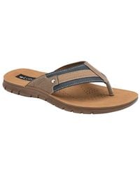 Lotus - 'Ian' Toe-Post Mule Sandals - Lyst