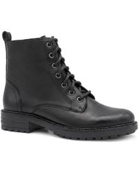 Pavers - Leather Lace & Zip Ankle Boots - Lyst
