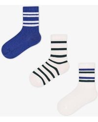 Penti - Sailor Striped 3-Pack Crew Socks - Lyst