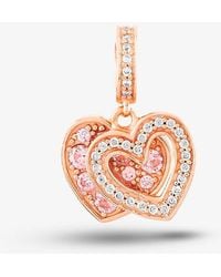Rosa Lea - 2 Heart Dangle Charm Am-Thb032006 - Lyst