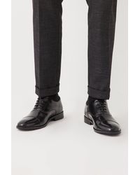 MAINE - Leather Northmoor High Shine Lace Up Oxford Shoes - Lyst
