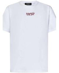 DSquared² - Short Sleeve Round T-Shirt - Lyst