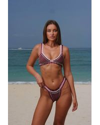 Moda Minx - Nivana Lurex Triangle Bikini Top - Lyst