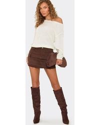 EGO - Low Rise Mini Skirt - Lyst