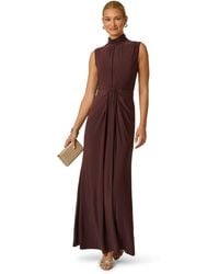 Adrianna Papell - Jersey Drape Dress - Lyst