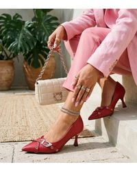 Love Lace - Classic Faux Leather Court Shoes With 6Cm Heel - Lyst