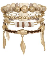 Bibi Bijoux - Gold 'san Pedro' Layered Bracelet - Lyst