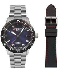 ZEPPELIN - Eurofighter Stainless Steel Classic Analogue Watch - 7268m-3set - Lyst