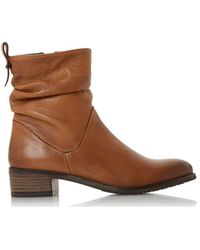 Dune - 'pagerss 2' Leather Ankle Boots - Lyst