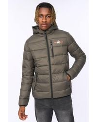 Kings Will Dream - Barcana Statement Quilted Puffer Jacket With Chin Guard - Lyst