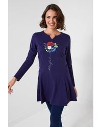 Joe Browns - Blissful Stem Flower Graphic Tunic Top - Lyst