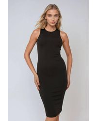 Hiccup - Basic Halter Neck Mini Bodycon Dress - Lyst
