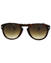 Persol - Round Havana Brown Gradient Sunglasses - Lyst