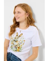 Joe Browns - Bunny Floral Graphic Tee - Lyst