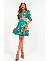 LuvForever Fashion - Floral Ruffle Mini Dress - Lyst