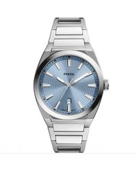 Fossil - Everett Stainless Steel Fashion Analogue Quartz Watch - Fs5986 - Lyst