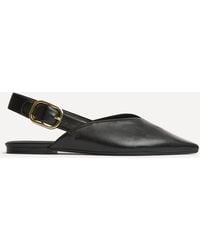 Linzi - Lorna Faux Leather Ballet Flats - Lyst