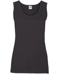 Fruit Of The Loom - Valueweight Lady Fit Vest Top - Lyst