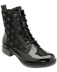 Lotus - Black 'hawaii' Patent & Leather Ankle Boots - Lyst