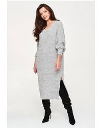 Love Lace - Everyday Knitted Long Sleeve Jumper Dress - Lyst