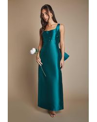 Coast - Twill Sleeveless Column Bridesmaid Dress With Statement Bow Back - Lyst