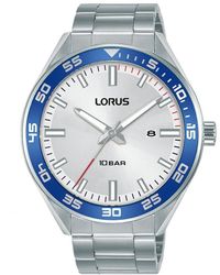 Lorus - Gents Sports Stainless Steel Classic Analogue Quartz Watch - Rh939nx9 - Lyst