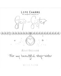 Life Charms - Step Sister Gift Boxed Bracelet Plated - Lyst