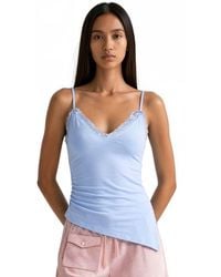 Busem - Fitted Crop Cami Top With Embroidery - Lyst