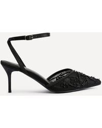 Linzi - Serenade Beaded Mesh Court Heels - Lyst
