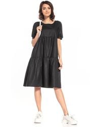 Love Lace - Midi Boat Neck Short Sleeve Dress Style 152909 - Lyst