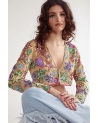 Nasty Gal - Star And Heart Embellished Jacket - Lyst