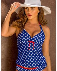 Pour Moi - Starboard Halter Tankini Top - Lyst