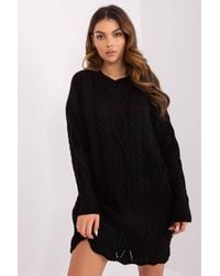 Love Lace - Texture Long Sleeve Mini Day Dress - Lyst